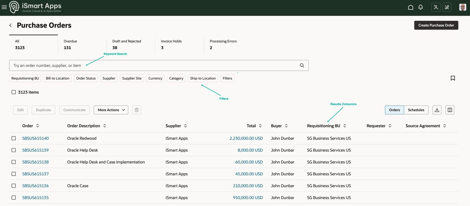 Configure Redwood Search Views in Oracle Fusion Cloud | iSmart Apps