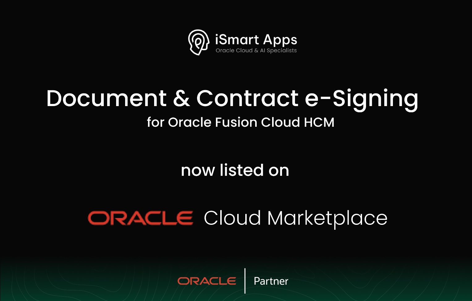 iSmart Apps Document & Contract e-Signing on Oracle Cloud Marketplace
