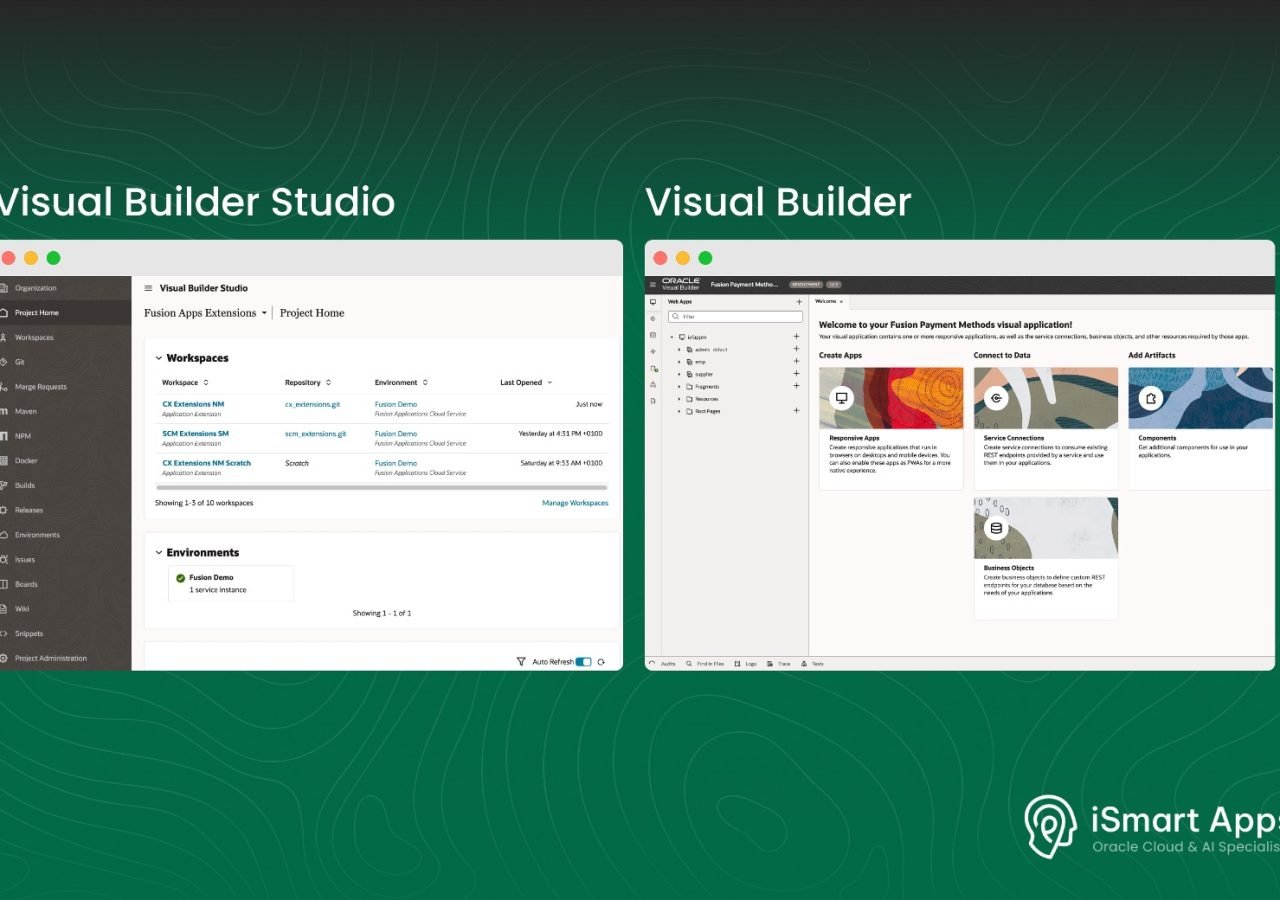 Oracle Visual Builder Studio vs Oracle Visual Builder