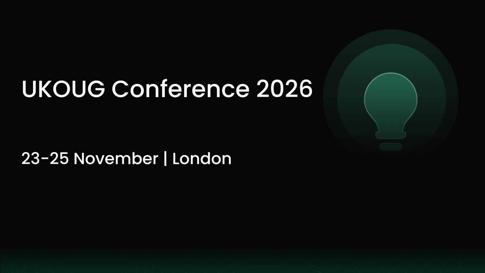 UKOUG Conference 2026 - November